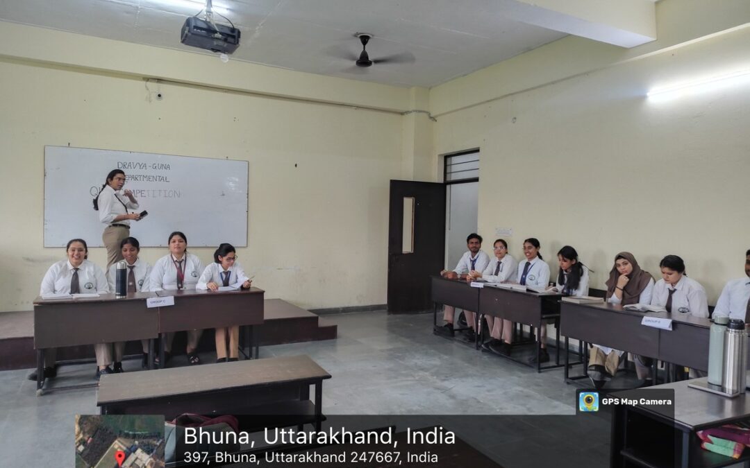 Quiz Competition by Departmaent of Dravyaguna