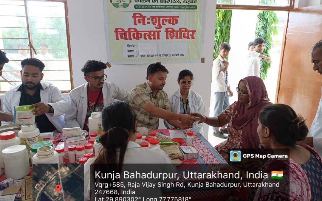 Medical Camp at Kunja Bahadarpur